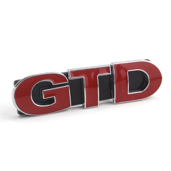 Emblema GTD Grila Rosu